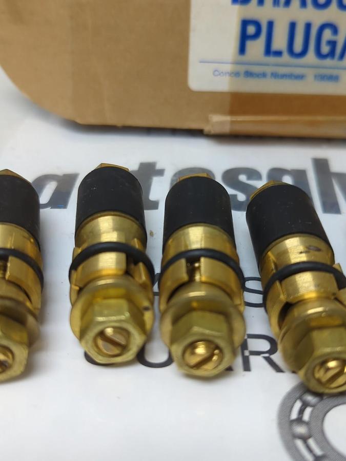 CONCO SYSTEMS,HCB7818,BRASS HC PLUG 7/8 IN X 18 BOX OF 11 NOS