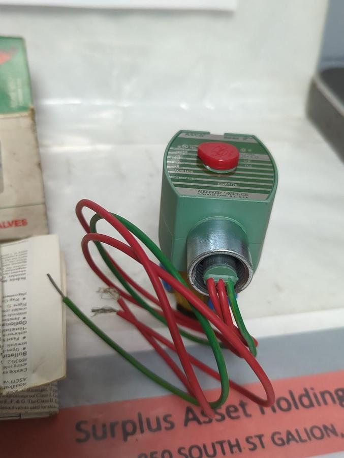 ASCO,8320G176,SOLENOID VALVE 1/4 INCH 17.1 WATT NOS