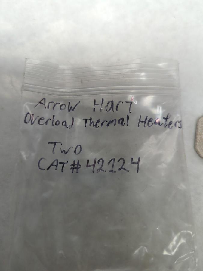 Used ARROW HART,42124,OVERLOAD HEATER ELEMENT LOT OF 2 PRE-OWNED