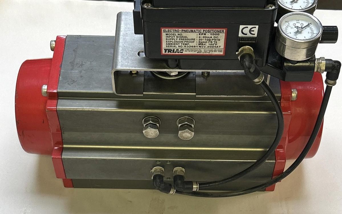 Used TRIAC,2R300DA,DOUBLE ACTING ACTUATOR