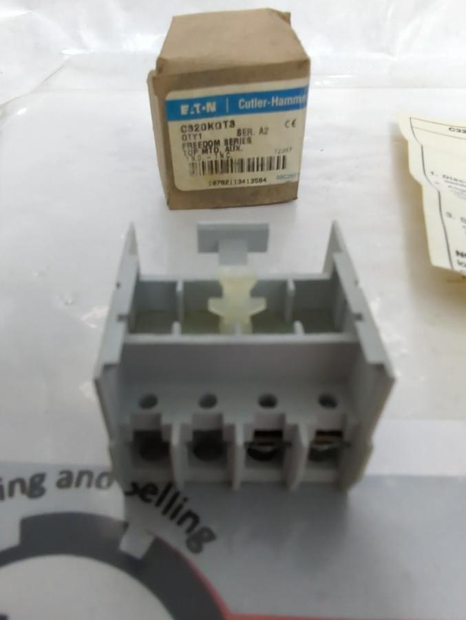 CUTLER HAMMER,C320KGT3,FREEDOM SERIES TOP MOUNT AUXILIARY CONTACT NOS