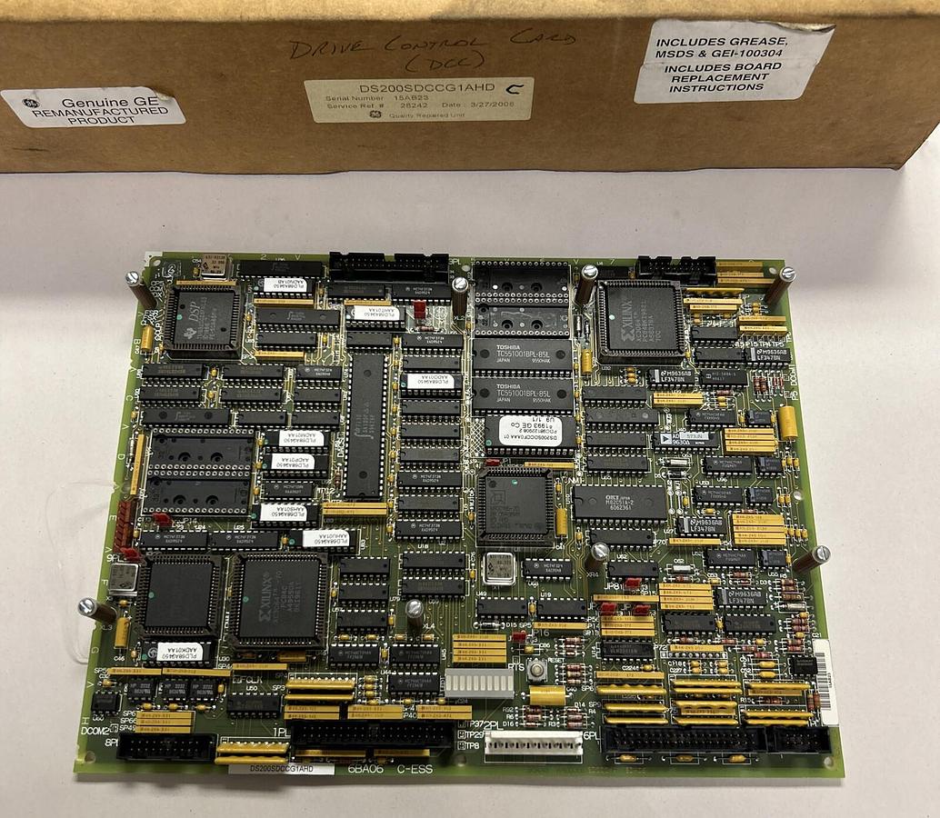 Used GENERAL ELECTRIC,DS200SDCCG1AHD,DRIVE BOARD REFURBISHED