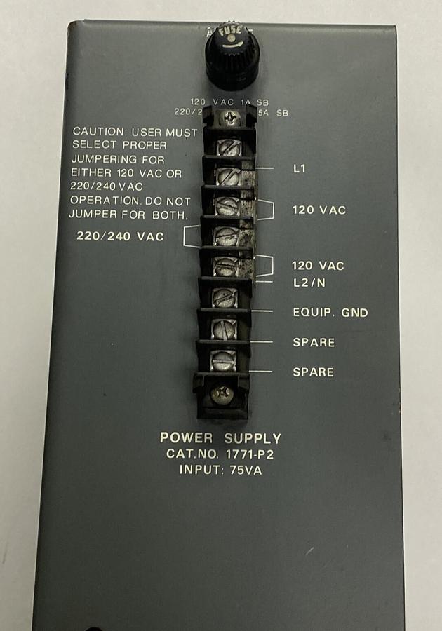 Used ALLEN BRADLEY,1771-P2,POWER SUPPLY