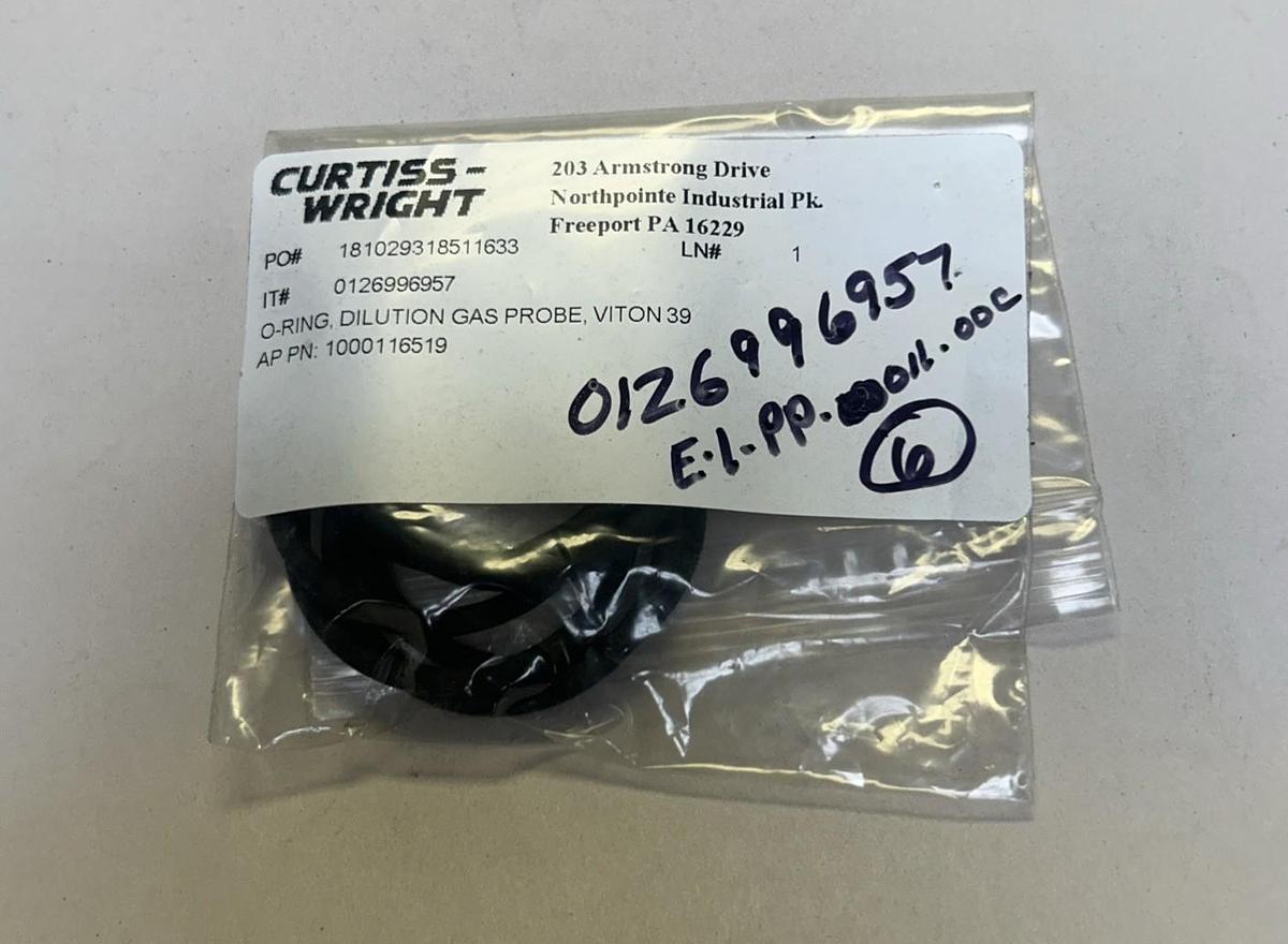 CURTISS WRIGHT,1000116519,O-RING LOT OF 6 NOS