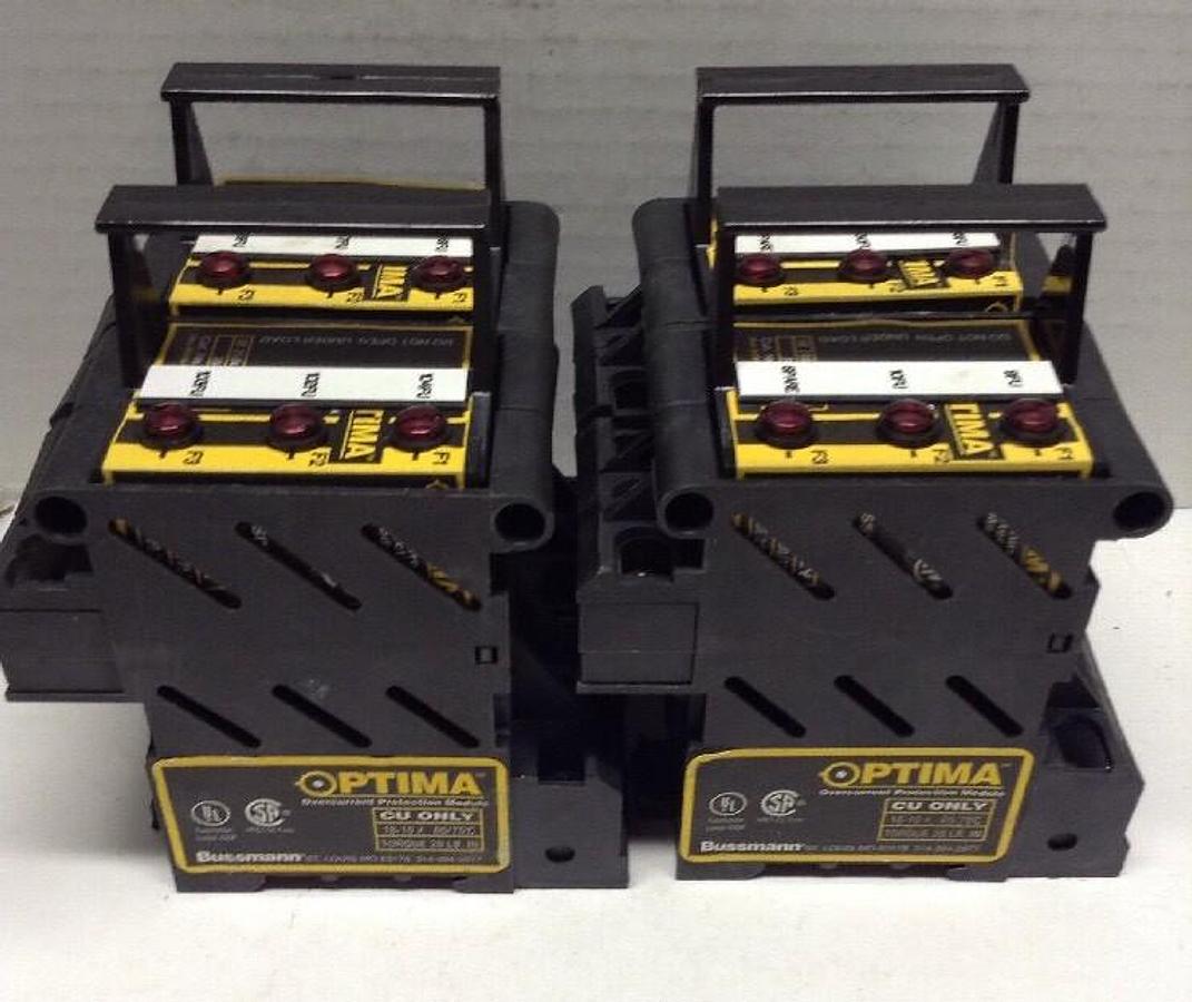 Bussmann Optima,OPM-CC,Overcurrent Protection Module IMA LOT OF 4