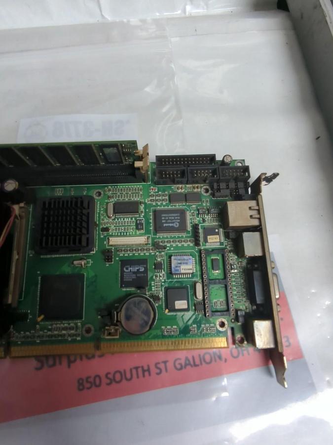 Used CONTEC,PC-686BX(NXL)-LV,MOTHER CIRCUIT BOARD 7701B REV 1.20A PRE-OWNED