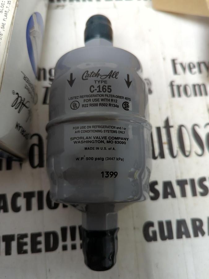 SPORLAN,C-165,FILTER/DRIER 5/8 INCH SAE FLARE NOS