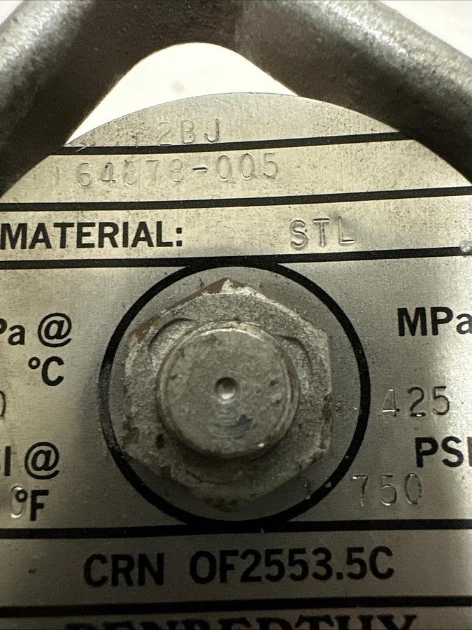 Penberthy,CRN OF2533.5C,Steel Valve