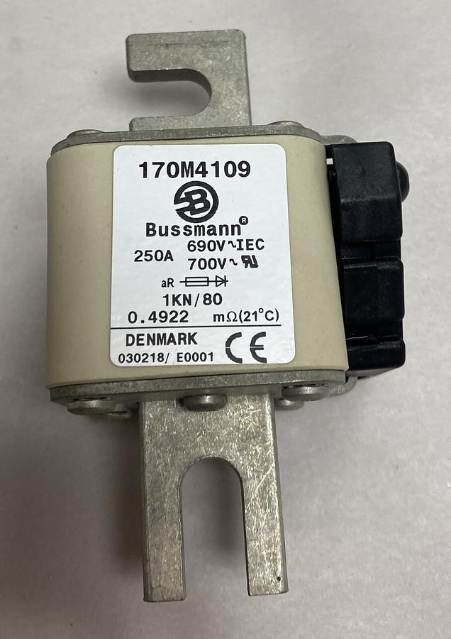BUSSMANN,170M4109,SERIES HIGH SPEED SQUARE BODY FUSES NOS