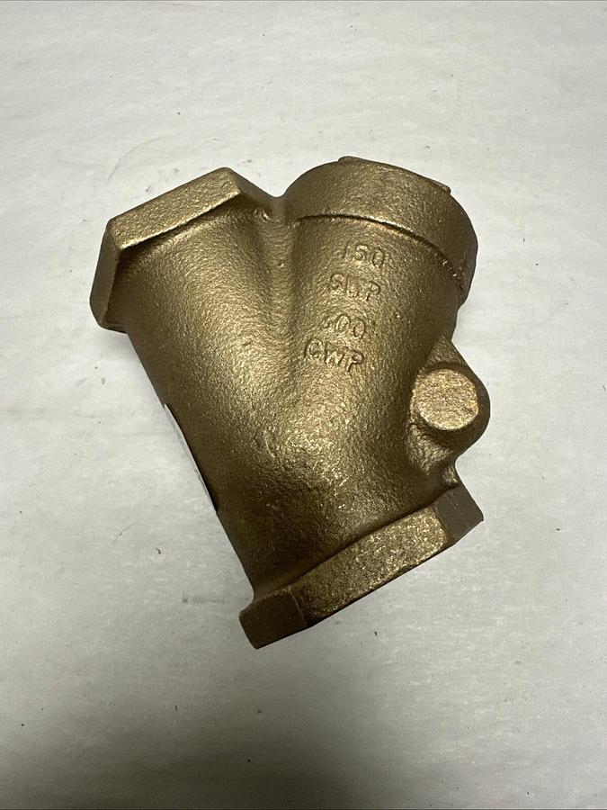 Nibco,150SWP 300CWP,1-1/2" Y Swing Check Valve Threaded