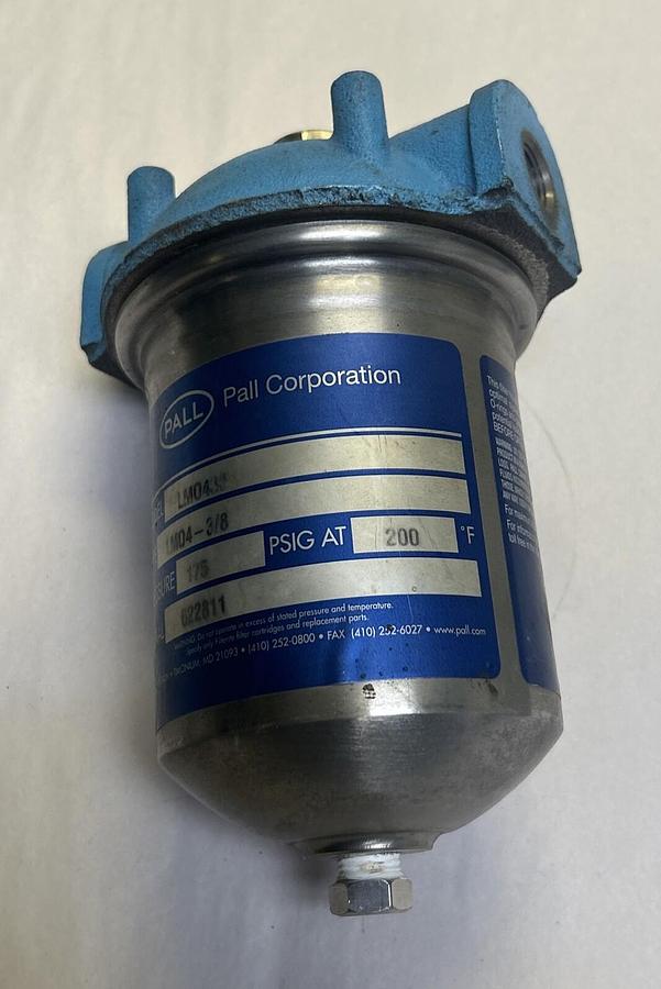 Used PALL CORPORATION,LM0438,FILTER HOUSING 175PSIG