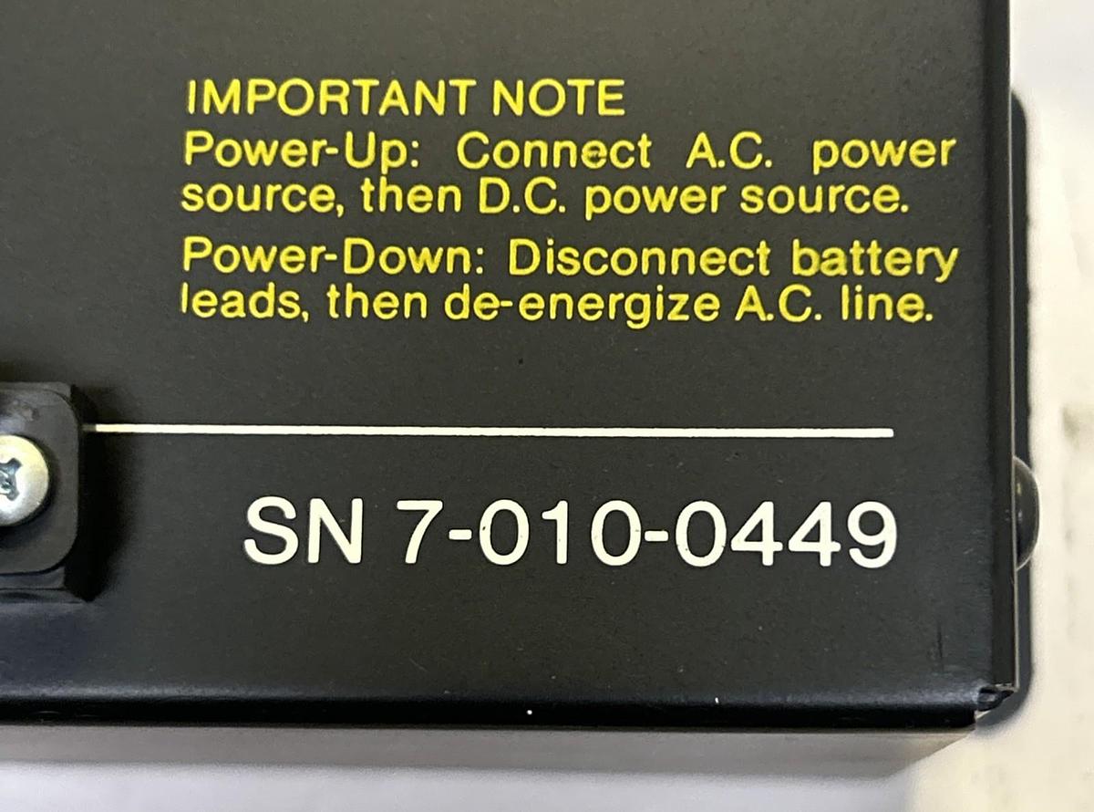 Used CHEMETRON,SN7-010-0449,POWER SUPPLY 100 WATT 24VDC