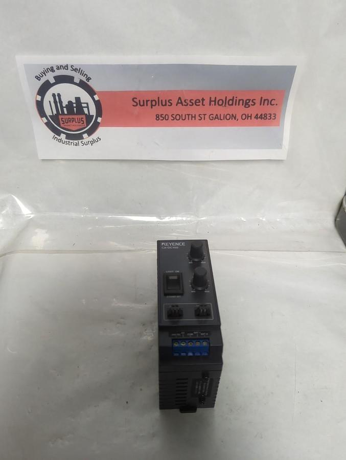 Used KEYENCE,CA-DC100,POWER SUPPLY MODULE LED ILLUMINATION CONTROLLER PRE-OWNED