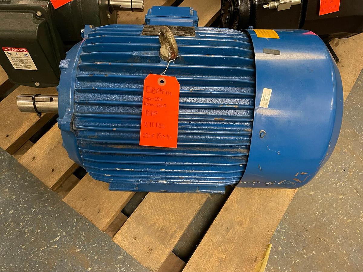 ELEKTRIM,256T,10HP MOTOR 1175RPM 230/460V FRAME 256T