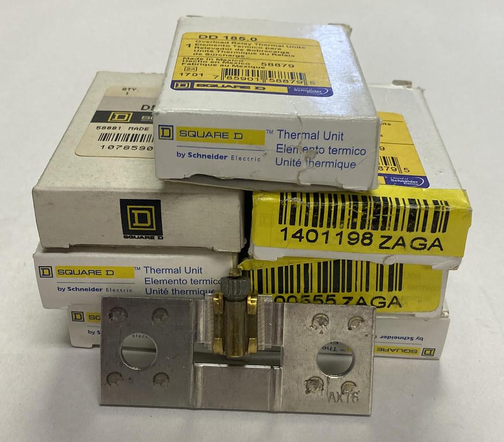 SQUARE D,DD185,OVERLOAD THERMAL HEATING ELEMENT LOT OF 7 NOS