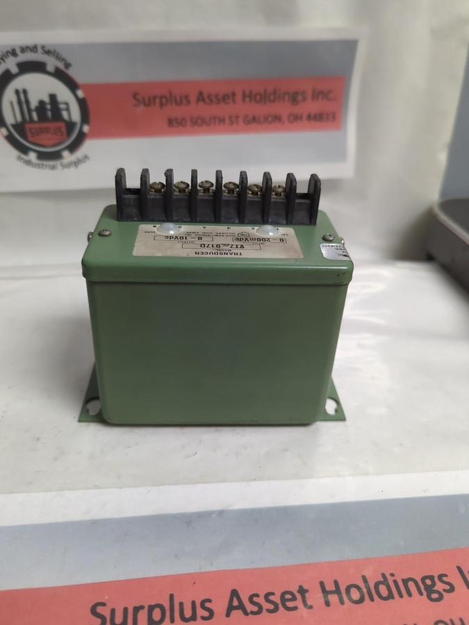 Used OHIO SEMITRONICS,VT7-01D,VOLTAGE TRANSDUCER IN 0-200Vdc OUT 0-10Vdc PRE-OWNED
