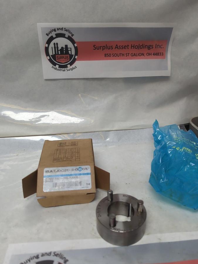 BALDOR-DOGE,008058,POLY DISC FLANGE 2-5/8 INCH NOS