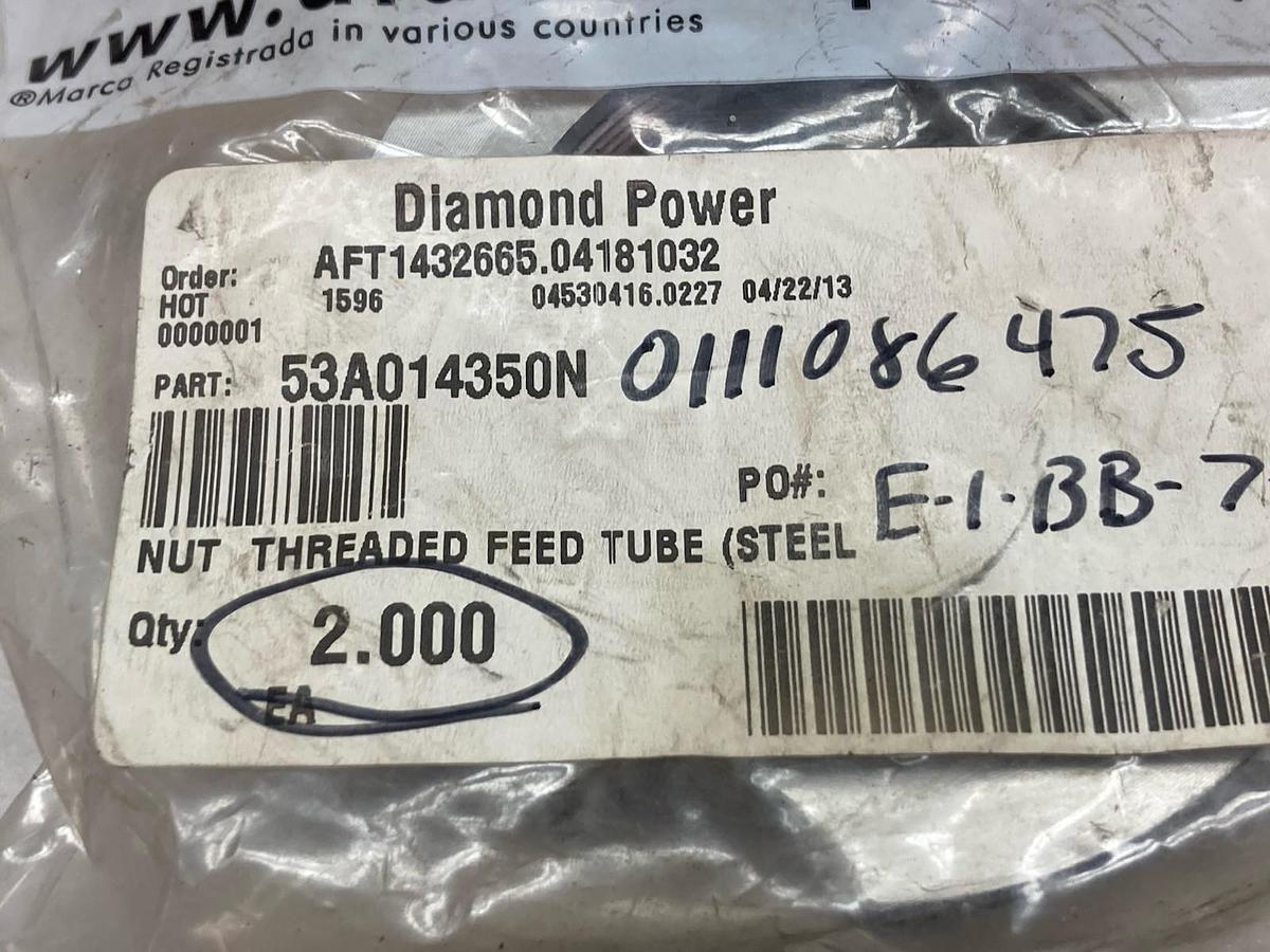 Diamond Power,53A014350N,Nut Treaded Steel Tube