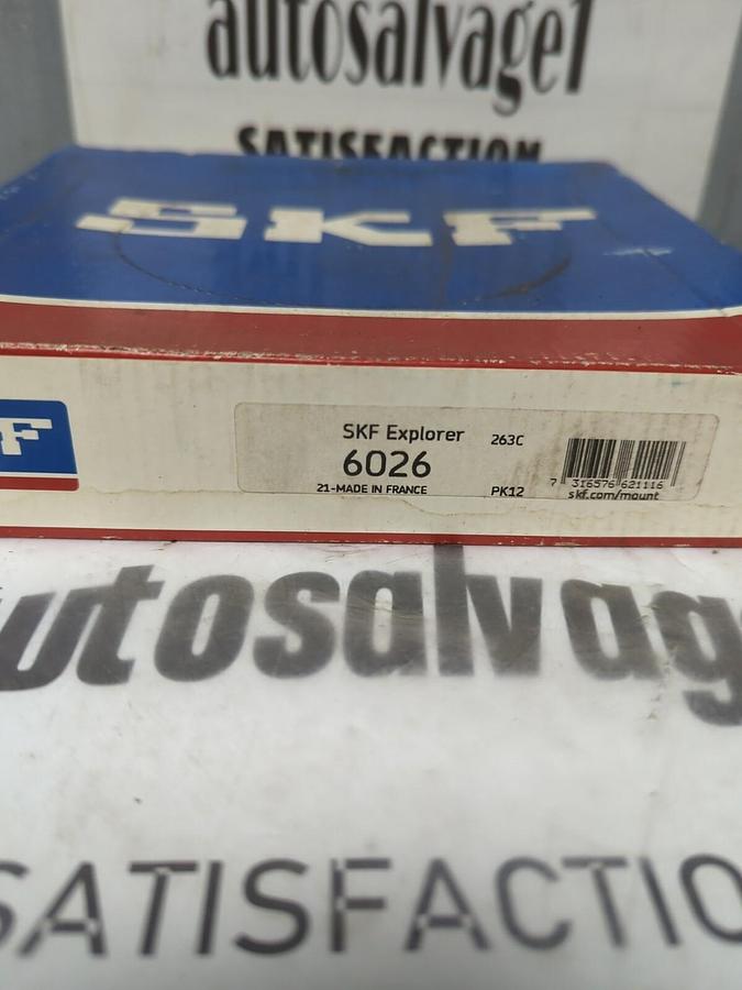 SKF,62026,DEEP GROOVE BALL BEARING NOS