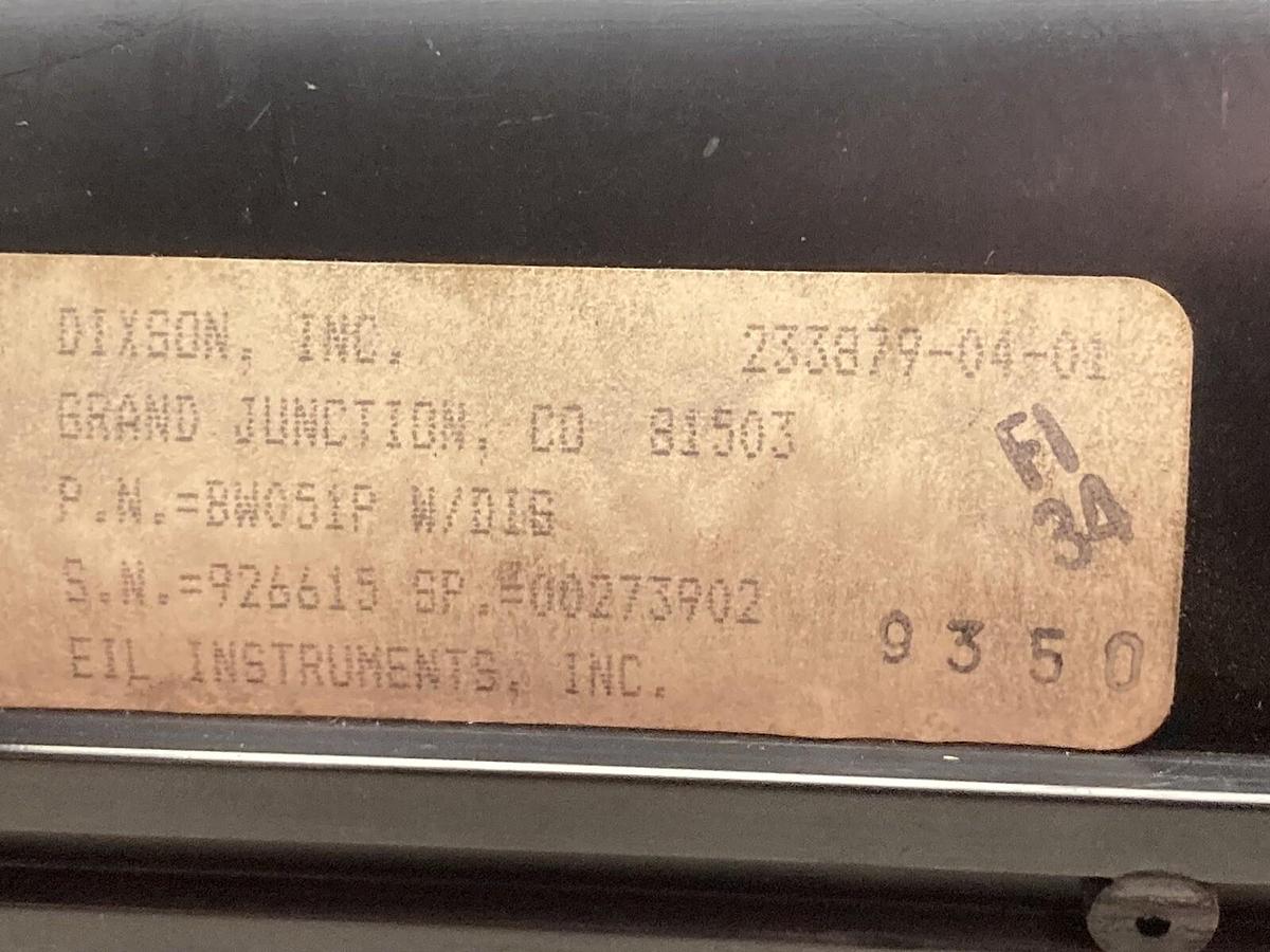 Ametek Dixson,BW051P,Square Programmable Bargraph 0-150 PSIG