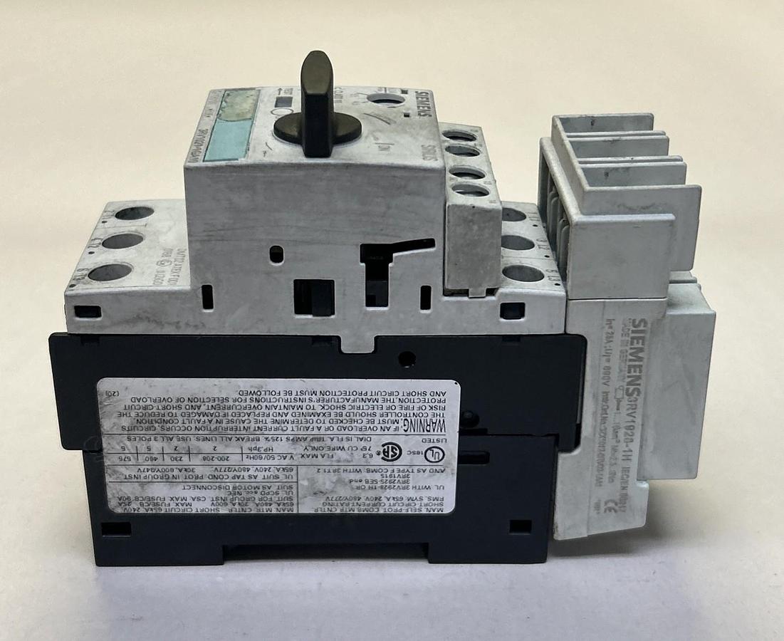 Used SIEMENS,3RV1021-1GA10,MOTOR STARTER