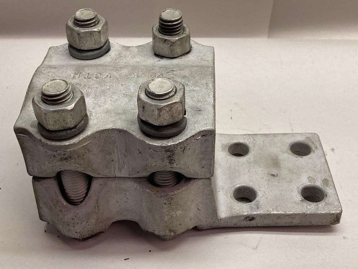 Used Burndy,M18A-4-62,Aluminum Bolter Terminal
