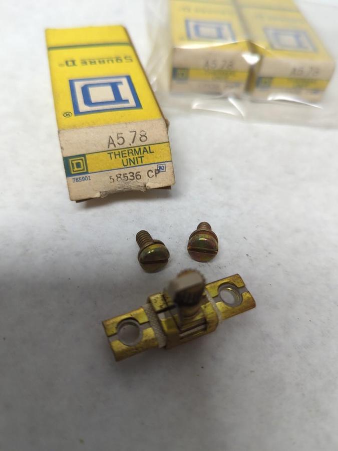 SQUARE D,A5.78,THERMAL OVERLOAD HEATER ELEMENT LOT OF 3 NOS