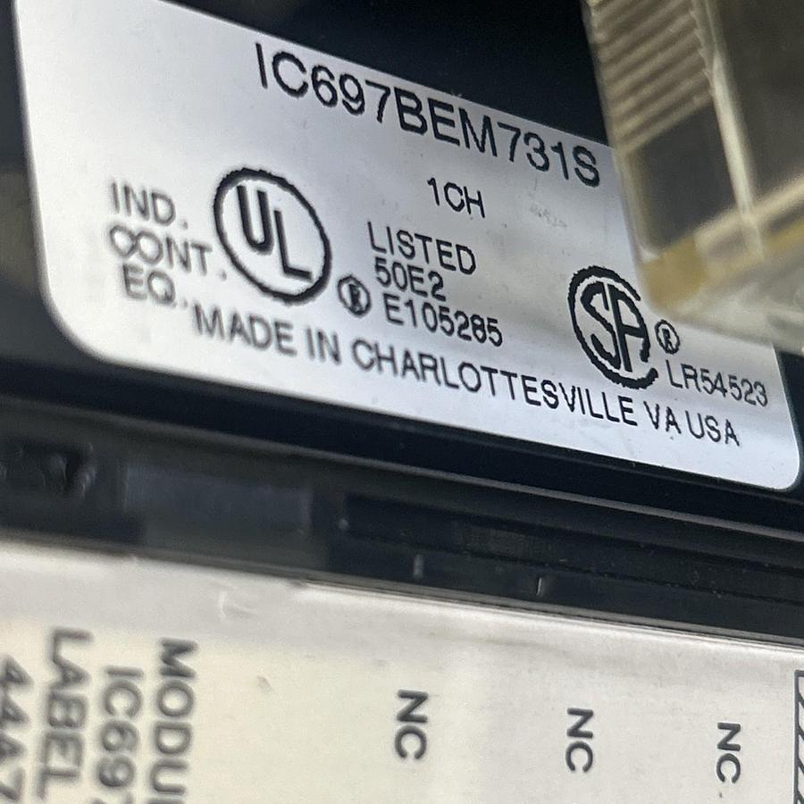 Used GE FANUC,IC697BEM731S,BUS CONTROLLER