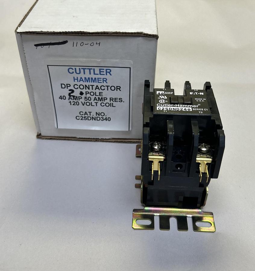 CUTLER HAMMER,C25DND340,DEFINITE PURPOSE CONTACTOR NOS
