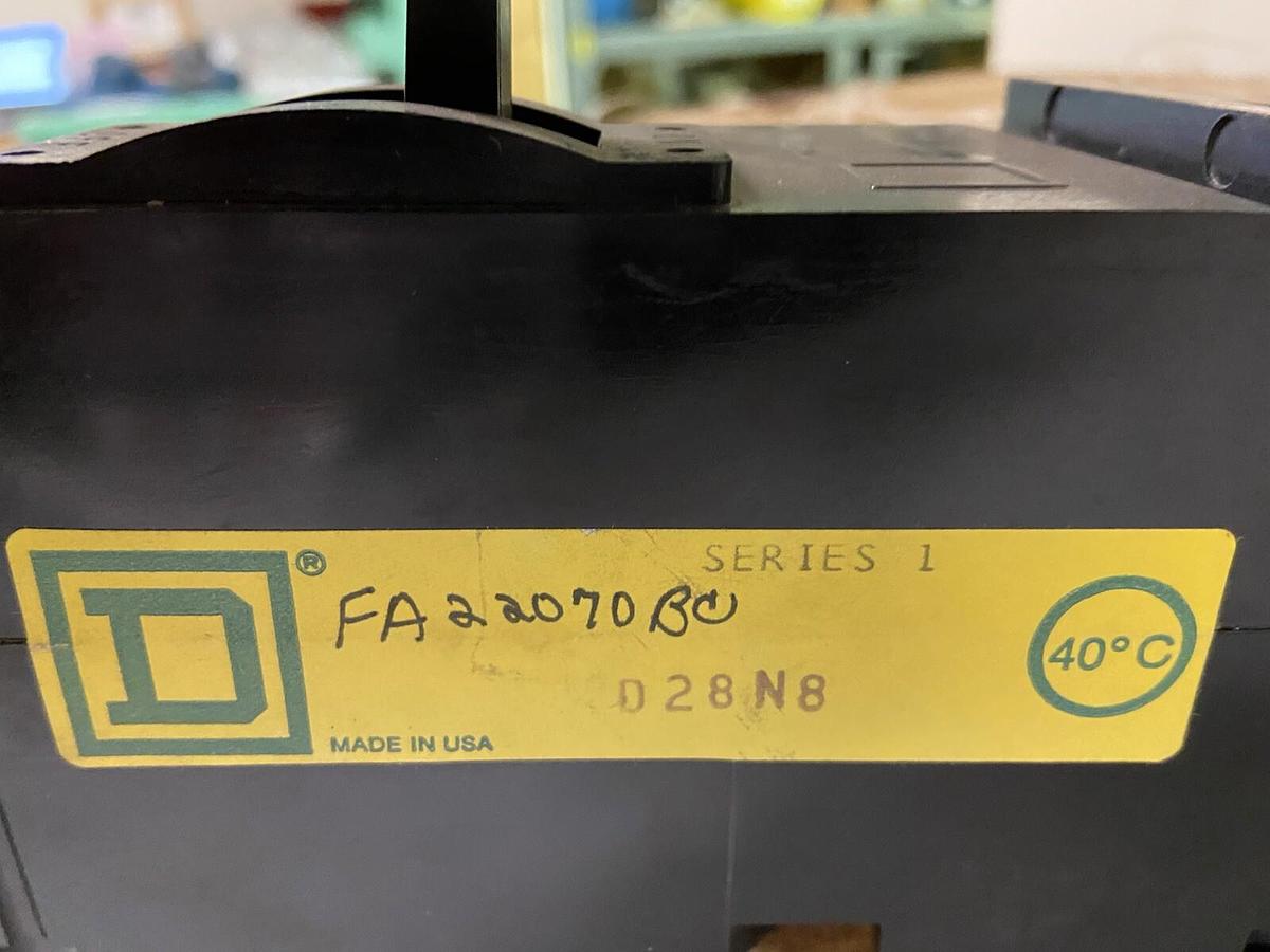 Square D,FA22070BC 70A,I-Line Circuit Breaker 240V 2 Pole