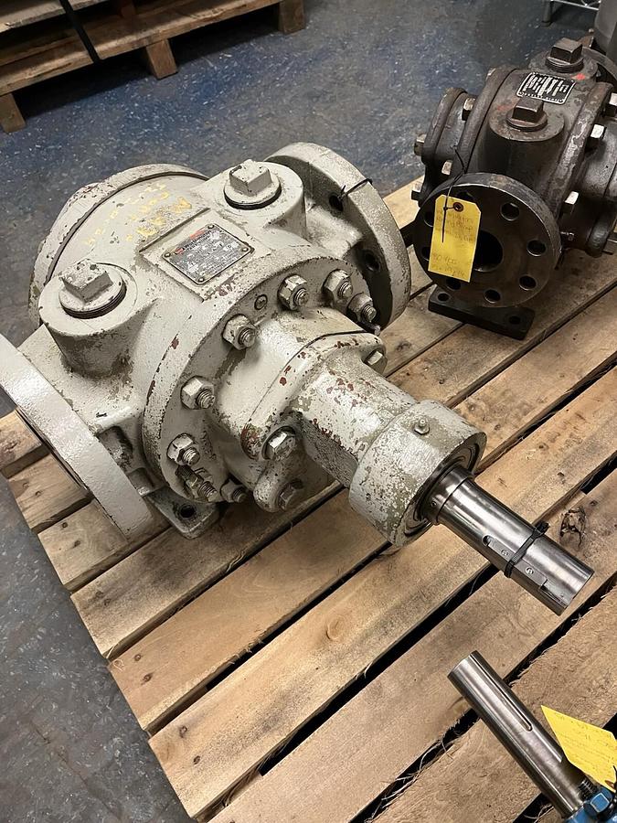 Used WORTHINGTON,4GRW-M1,ROTARY GEAR PUMP 4"