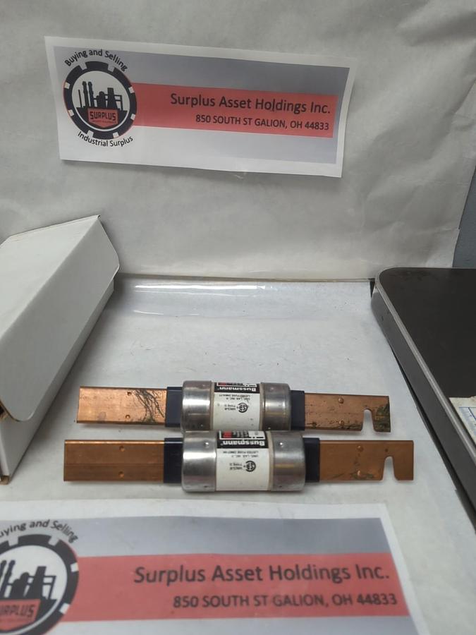 Used COOPER BUSSMANN,FRS-R-125,FUSETRON 125 AMP FUSE LOT OF 2 PRE-OWNED