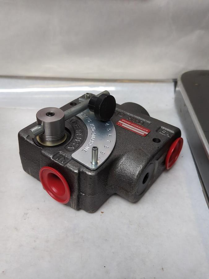 BRAND HYDRAULICS,FC51-3/4,INLINE ADJUSTABLE CONTROL VALVE NOS