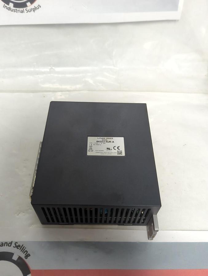 Used ORIENTAL MOTOR,RKD514LM-A,5-PHASE DRIVER 110-115V 4.5A PRE-OWNED