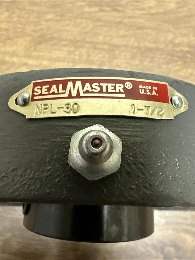 Sealmaster,NPL-30,Pillow Block Bearing 1 7/8" Bore Gold Line