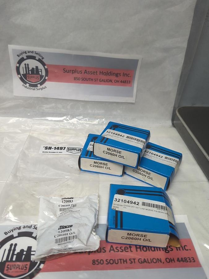 MORSE,C2060H O/L,ROLLER CHAIN LINK LOT OF 4 NOS