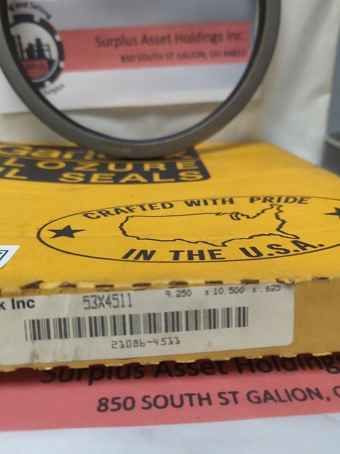 GARLOCK KLOZURE,21086-4511,OIL SEAL 9.25X10.5X0.625 NOS