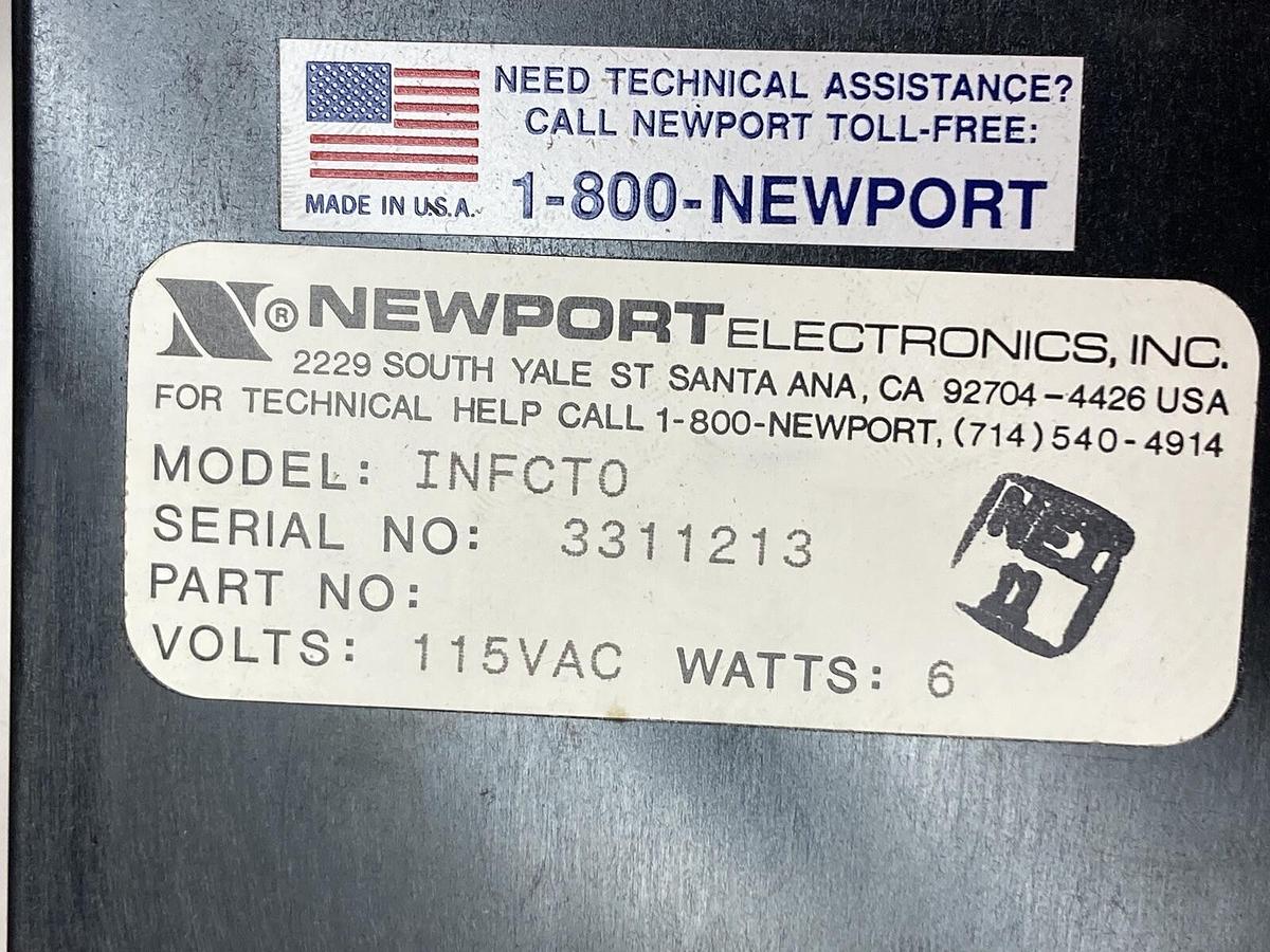 Newport Electronics,INFCT0,Thermocoupler Meter 115VAC 6W LOT OF 2