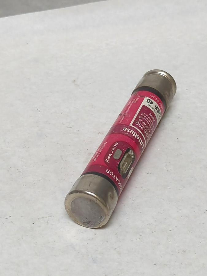 Used LITTELFUSE,IDSR-40,INDICATOR 40 AMP FUSE PRE-OWNED