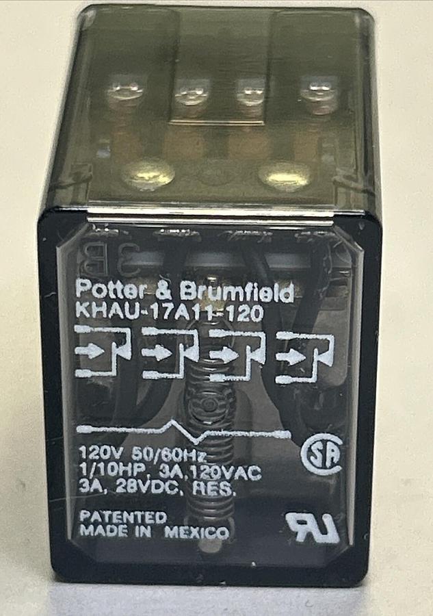 POTTER & BRUMFIELD,KHAU-17A11-120,RELAY NOS