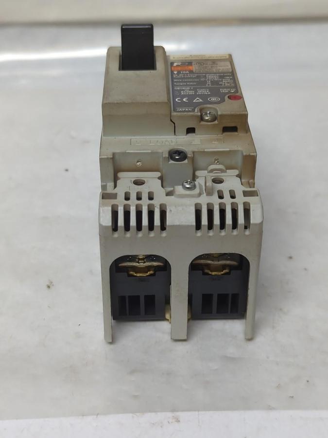 Used FUJI,BW50RAGU-2P010,CIRCUIT BREAKER 10 AMP 2-POLE PRE-OWNED