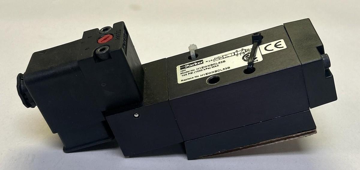 Used PARKER,H1EWXBCL53B,SOLENOID VALVE