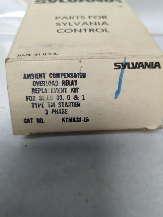 SYLVANIA,KTMA31-15,AMBIENT COMPENSATED OVERLOAD RELAY REPLACEMENT KIT NOS