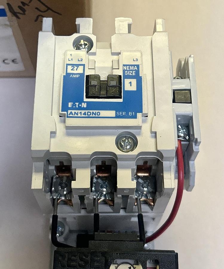 EATON CUTLER-HAMMER,AN14DN0A3E008,STARTER SIZE 1 NOS