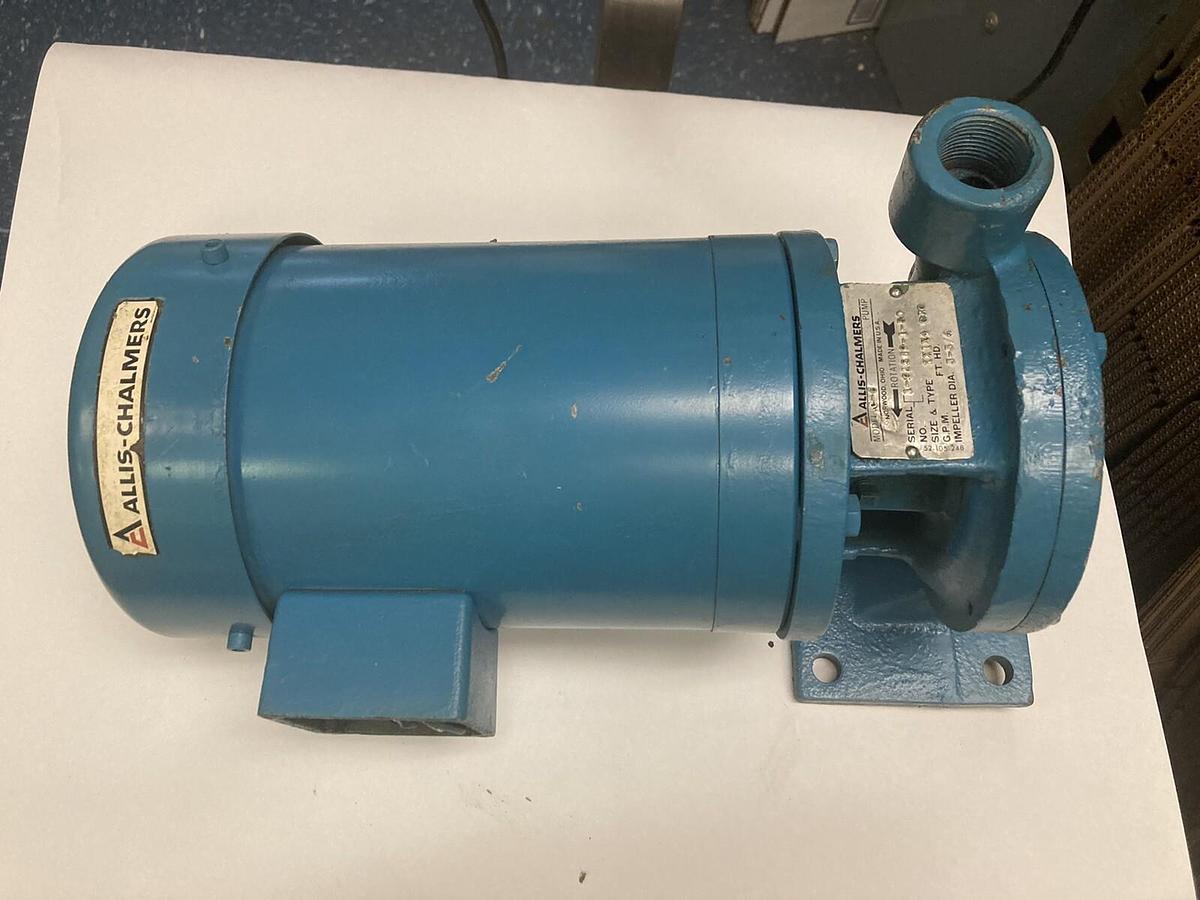 Used Allis Chalmers,CFO Model C-6,Centrifungal Pump  Size 1x1x4