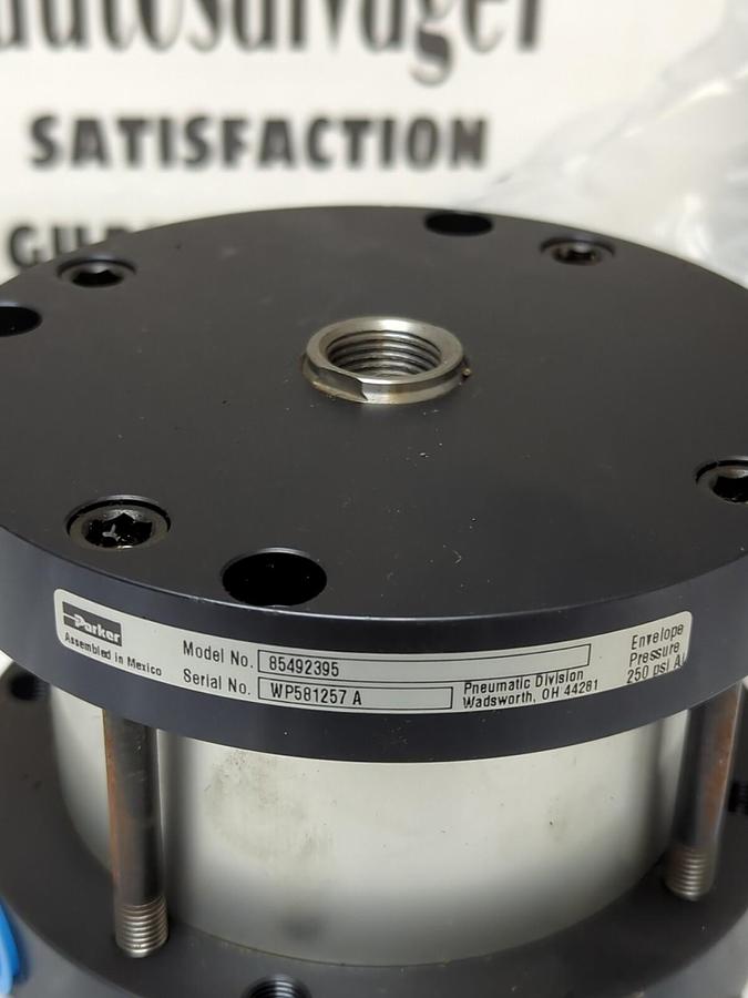 PARKER,85492395,2 IN STROKE X 4IN BORE DOUBLE ACTING AIR CYLINDER 3/8IN PORT