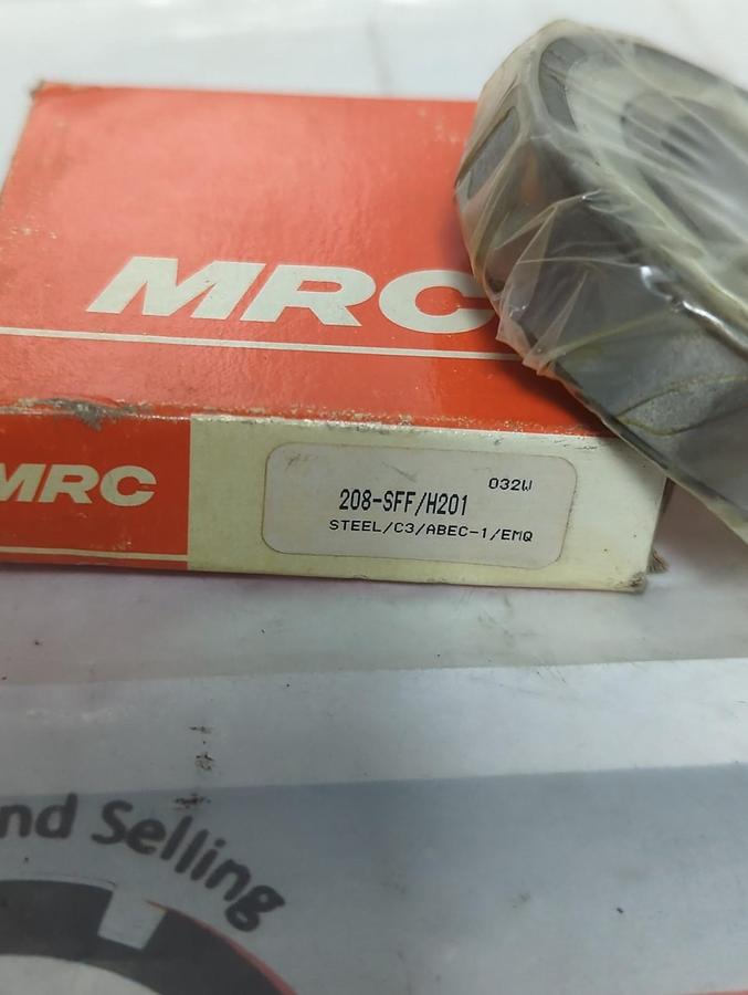 MRC,208-SFF/H201,SHIELDED BALL BEARING NOS