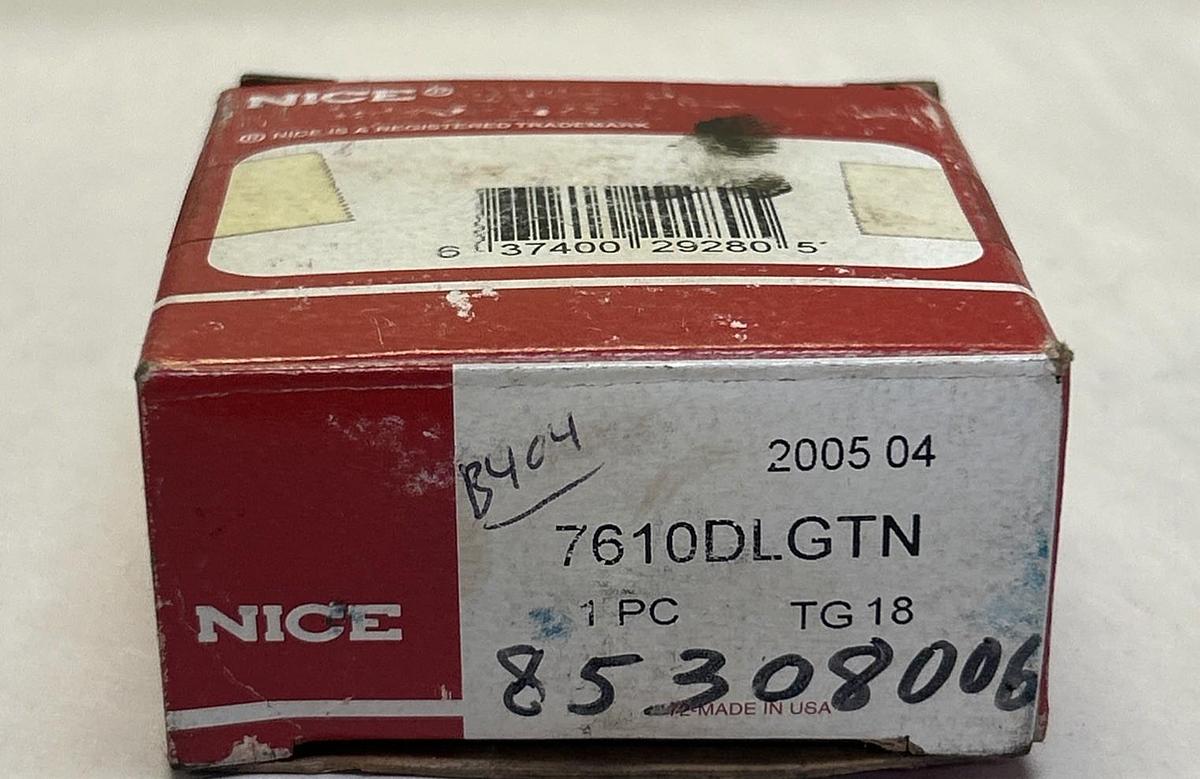 NICE,7610DLGTN,RADIAL BALL BEARING NOS