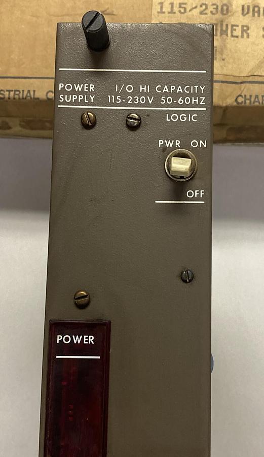 GE FANUC,IC600PM503B,PLC POWER SUPPLY 115-230V NOS