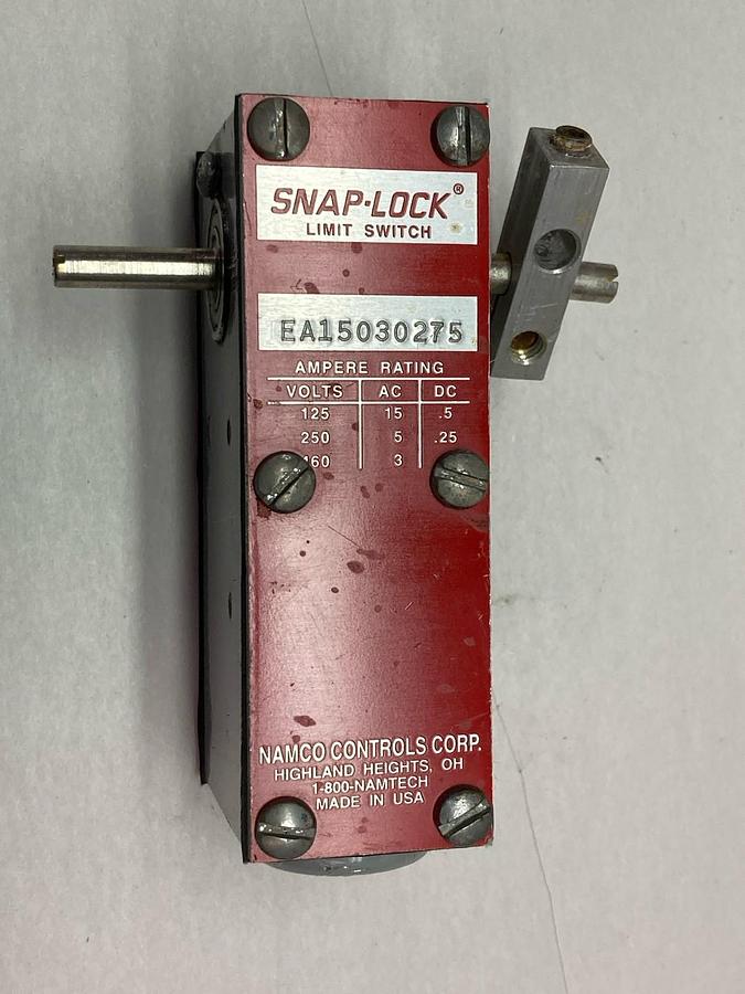 Used Namco Controls,EA15030275,Snap-Lock Limit Switch 125-460V